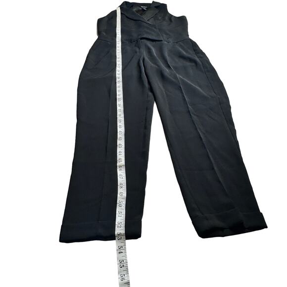 White House Black Market Tuxedo Sleeveless Jumpsuit Tuxedo Double breasted Sz 6 - Picture 11 of 16